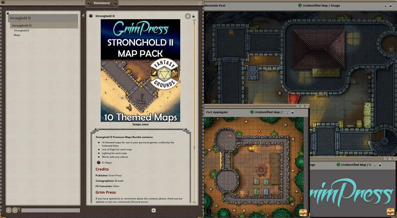 Paths to Adventure: Castles and Strongholds for Fantasy Grounds